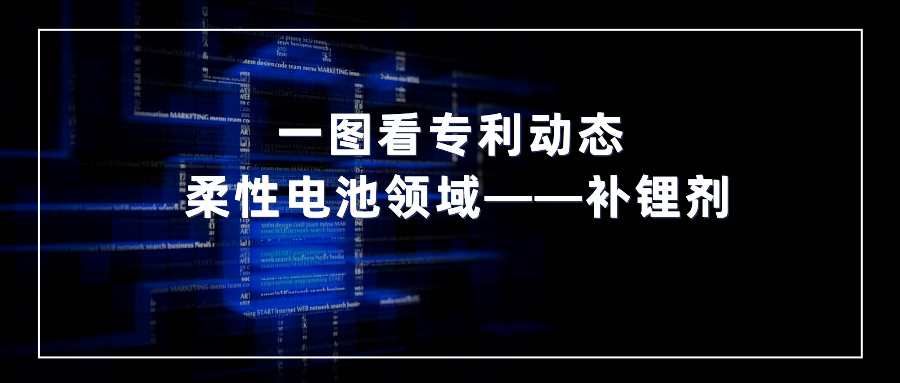 一圖看發(fā)明專利動態(tài) | 柔性電池領(lǐng)域——補鋰劑