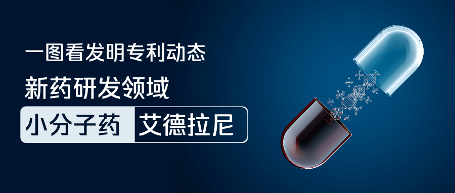 一圖看發(fā)明專利動態(tài)｜新藥研發(fā)領域——小分子藥-艾德拉尼