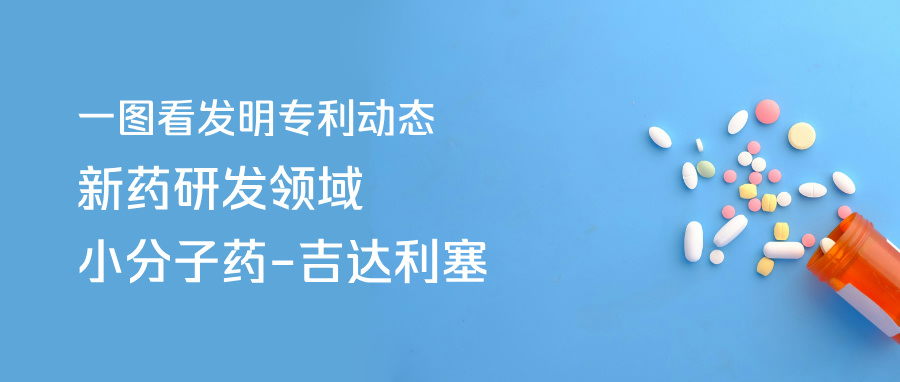  一圖看發(fā)明專利動(dòng)態(tài)｜新藥研發(fā)領(lǐng)域——小分子藥-吉達(dá)利塞