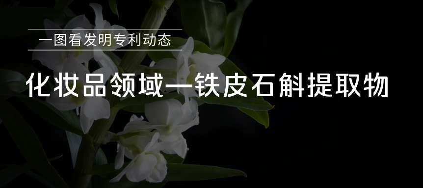  一圖看發(fā)明專利動(dòng)態(tài)｜化妝品領(lǐng)域——鐵皮石斛提取物